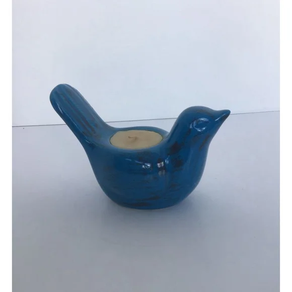 Ceramic Bluebird Candle - Picture 3 of 5